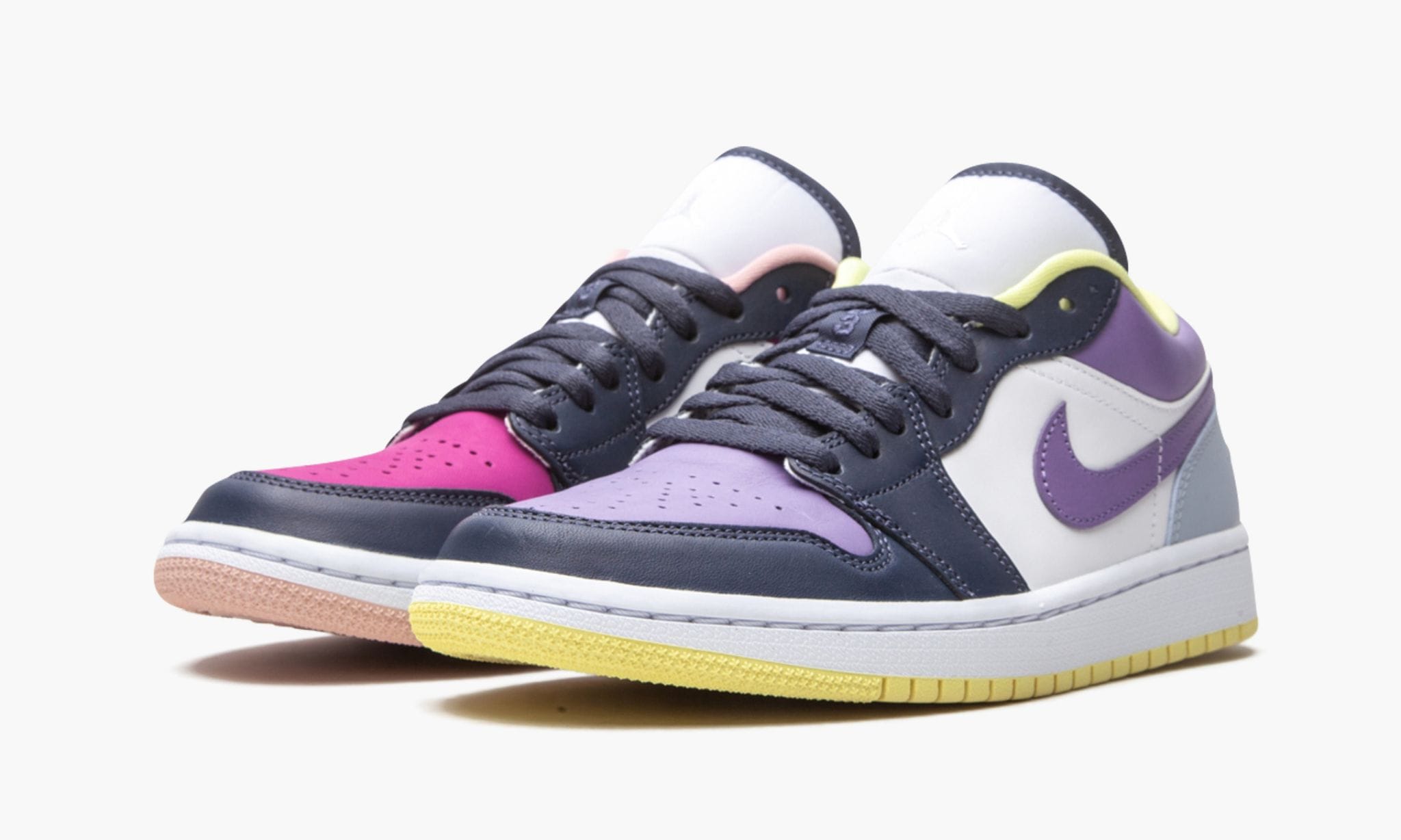 Air Jordan 1 Low Mismatched Purple Magenta (WMNS)
