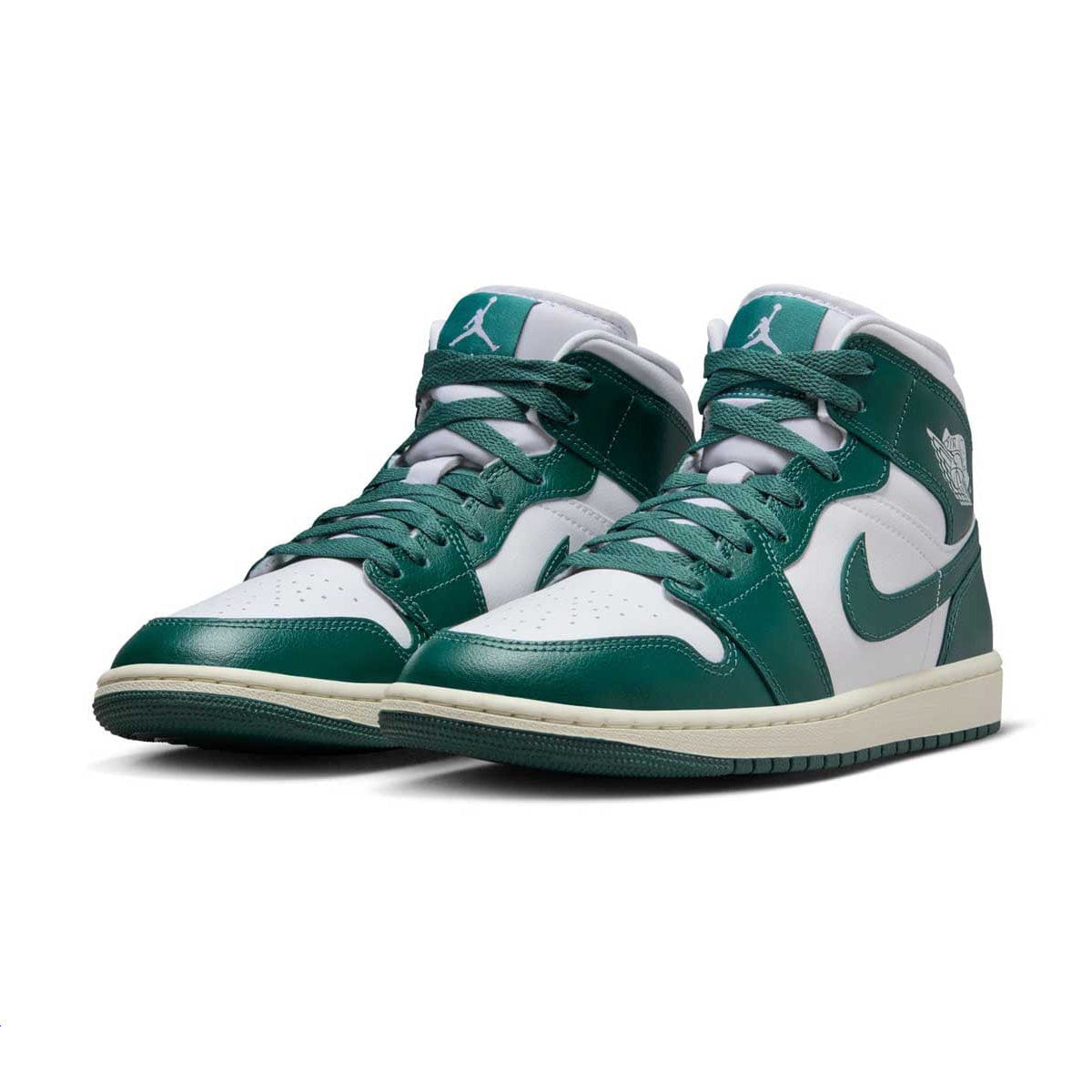 Air Jordan Wmns Air Jordan 1 Mid Sail Oxidised Green
