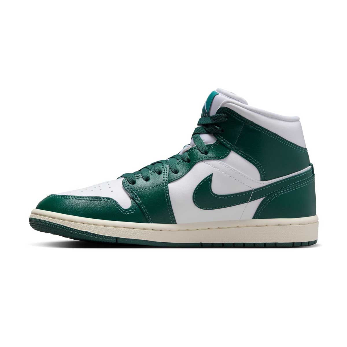 Air Jordan Wmns Air Jordan 1 Mid Sail Oxidised Green