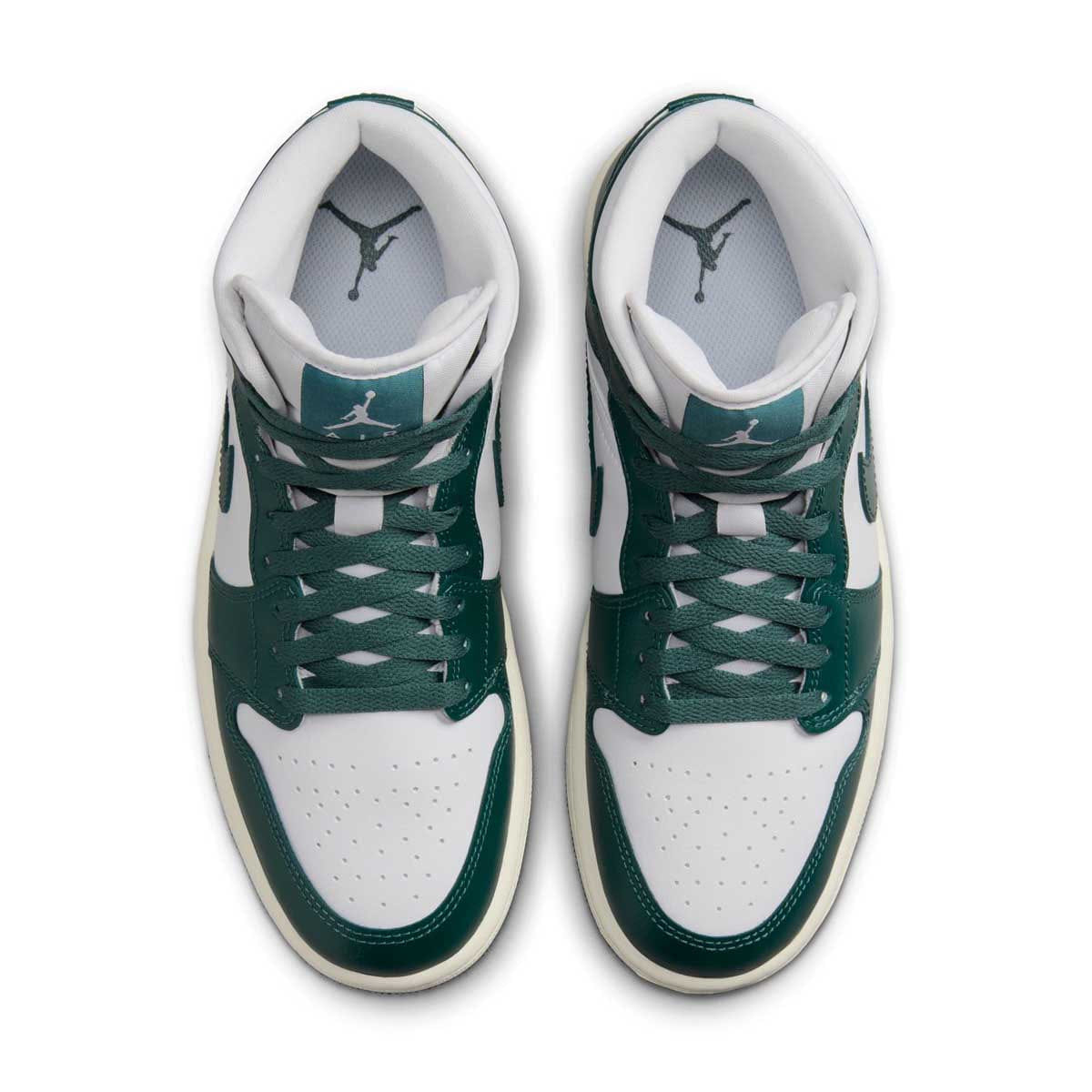 Air Jordan Wmns Air Jordan 1 Mid Sail Oxidised Green