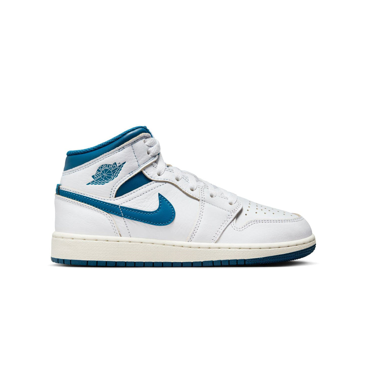 Air Jordan Kids Air Jordan 1 Mid White Industrial Blue