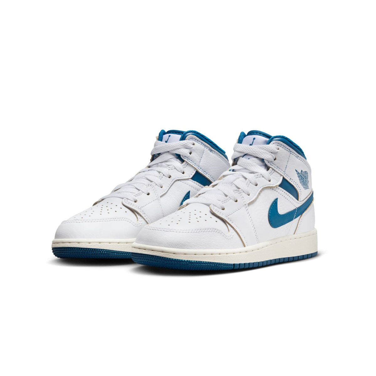 Air Jordan Kids Air Jordan 1 Mid White Industrial Blue