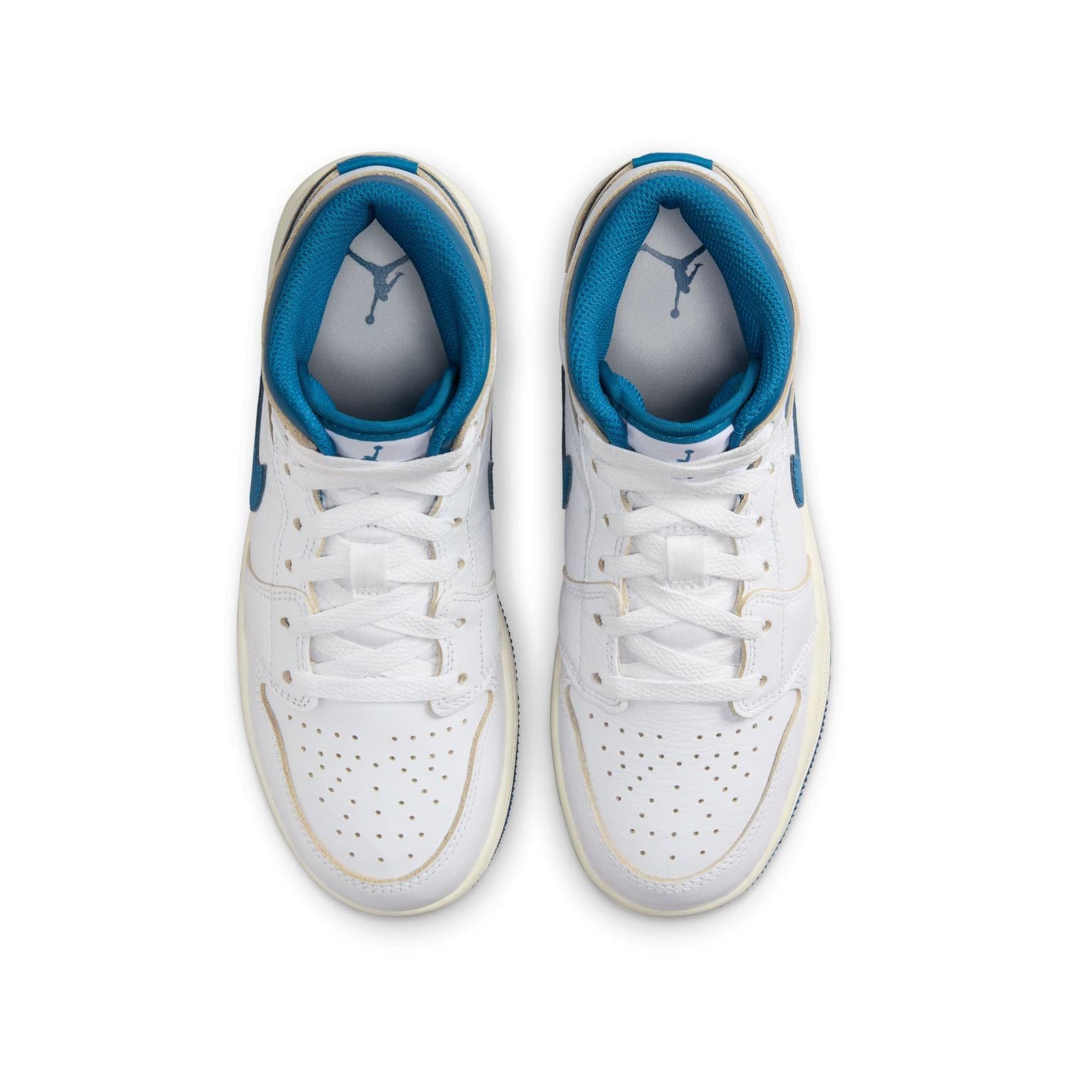 Air Jordan Kids Air Jordan 1 Mid White Industrial Blue