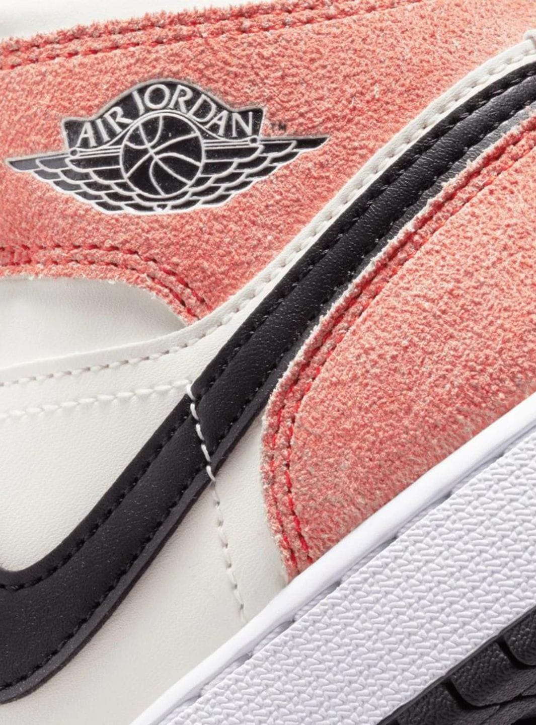 Air Jordan 1 Mid SE Orange Suede