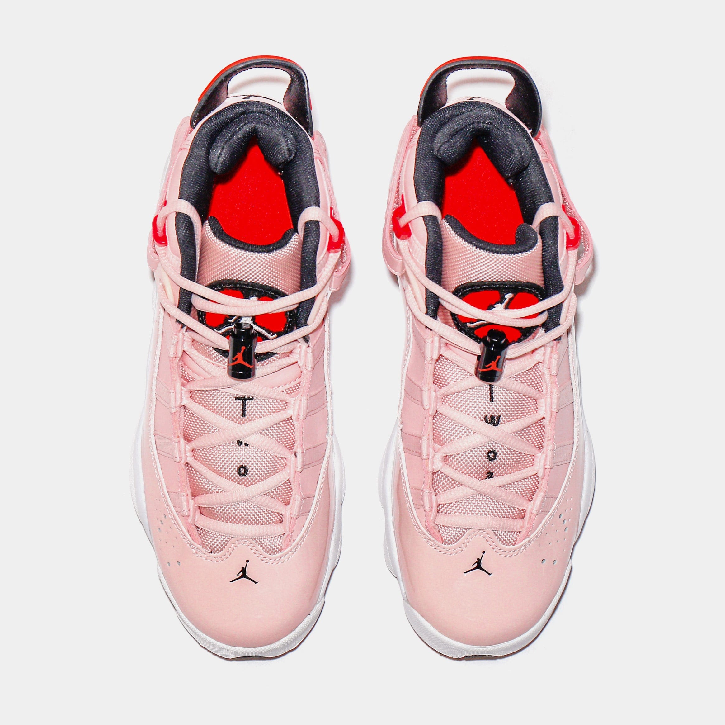 Air Jordan 6 Rings Atmosphere Grade School Lifestyle Shoes (Pink)