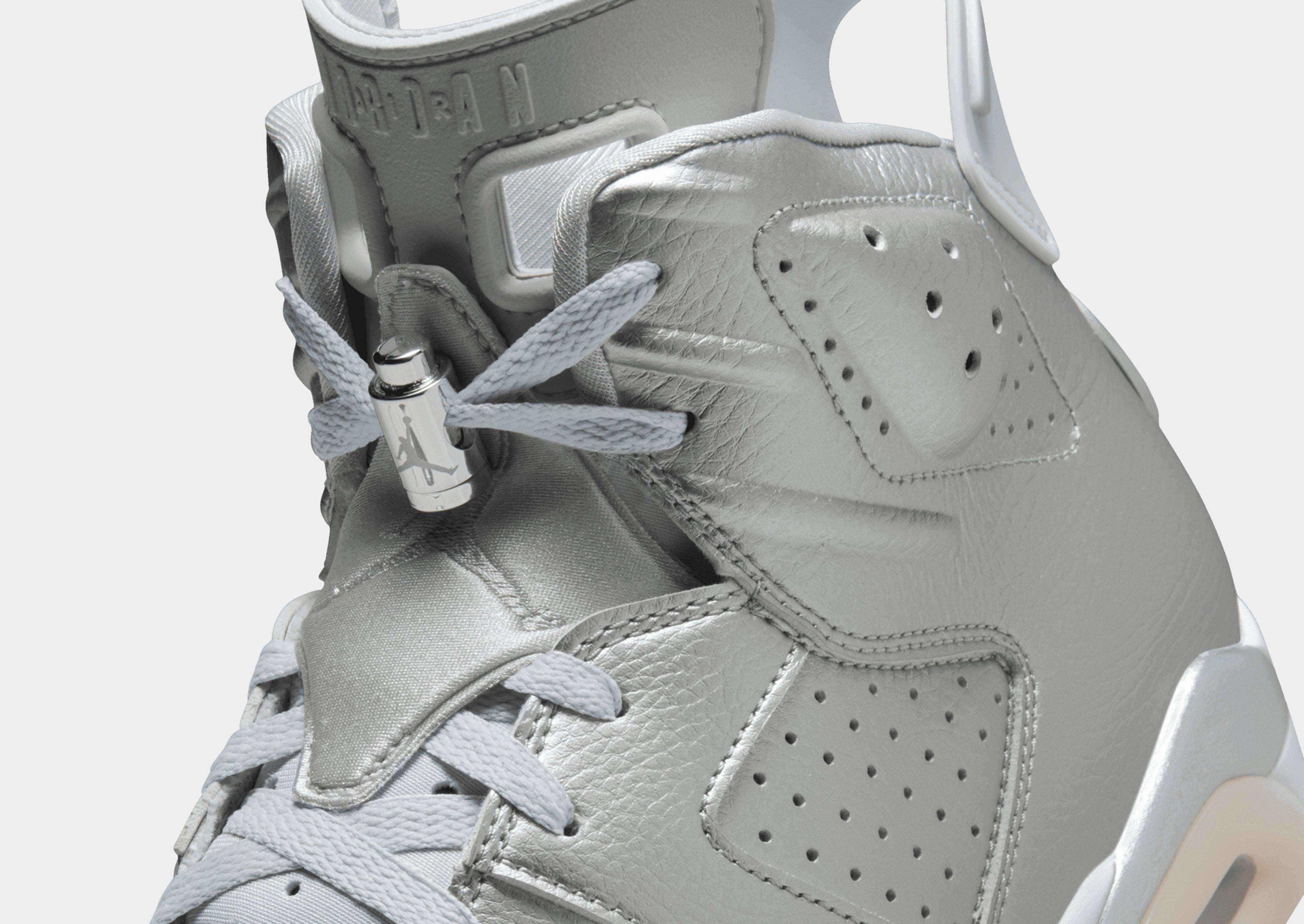 Air Jordan Air 6 Retro x Paris Saint - Germain Metallic Silver