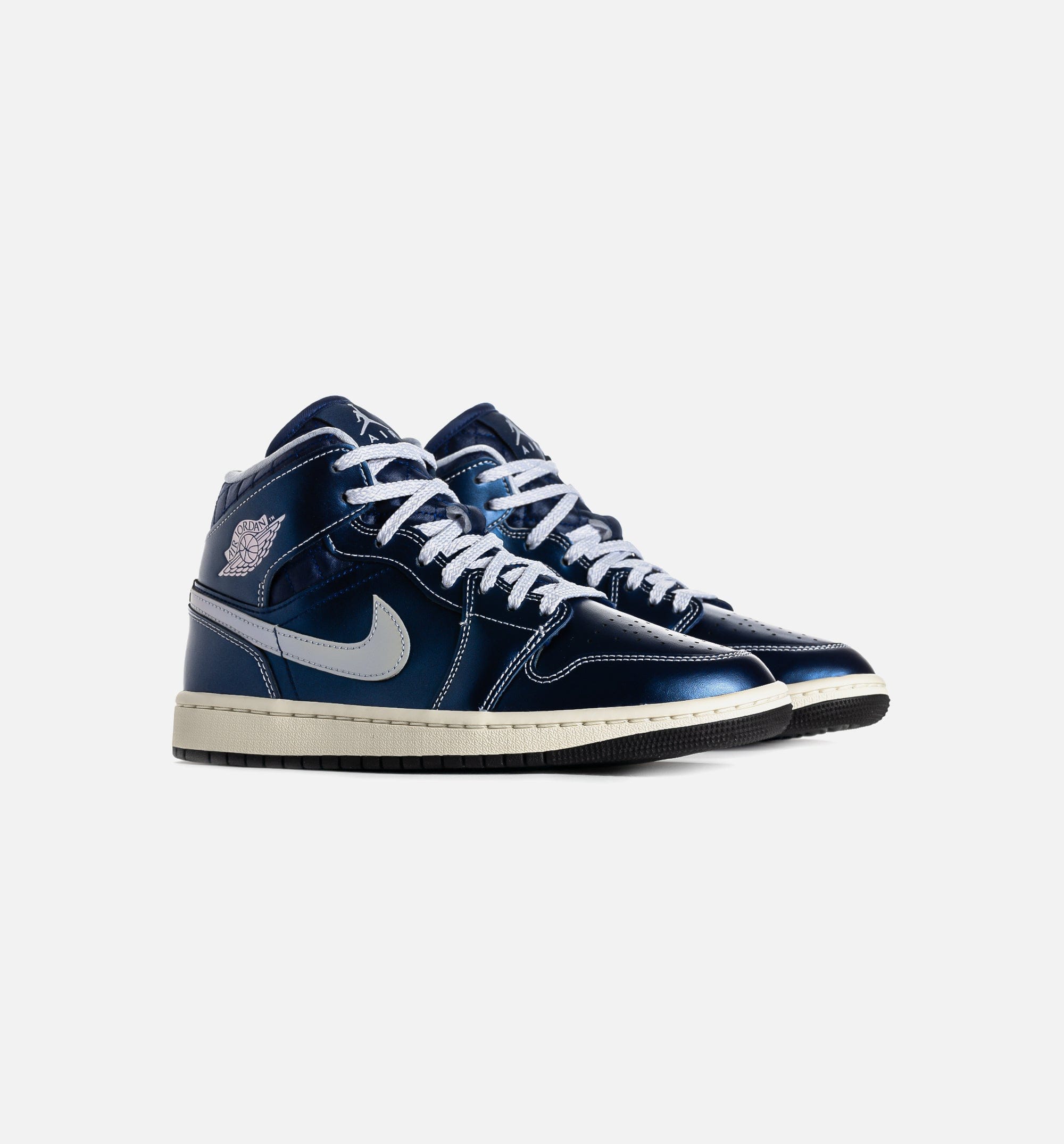 Air Jordan 1 Mid SE Womens Lifestyle Shoe - Black/Coconut Milk/Hot Lava/Ghost