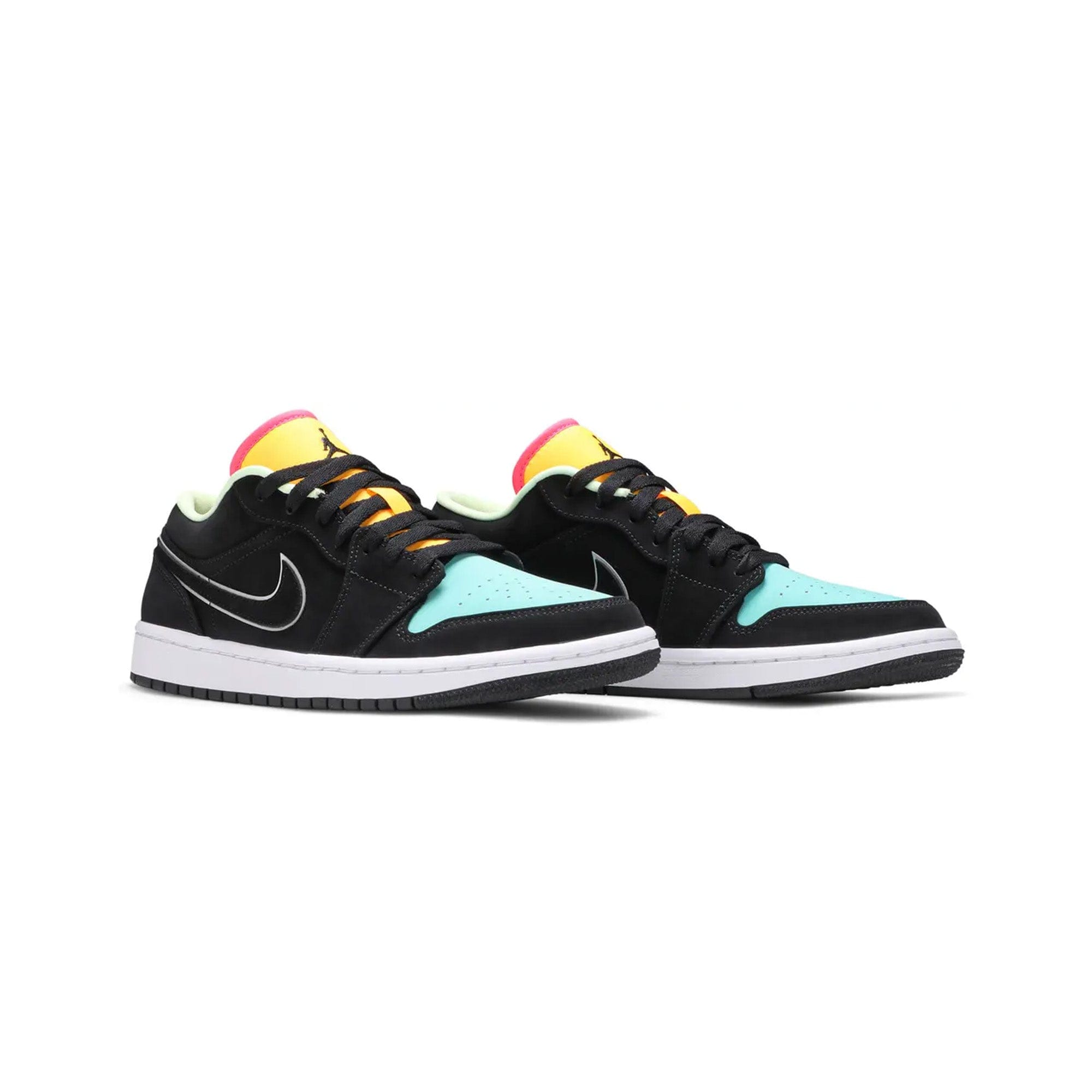 Air Jordan 1 Low Black Aurora Green Laser Orange (2020)