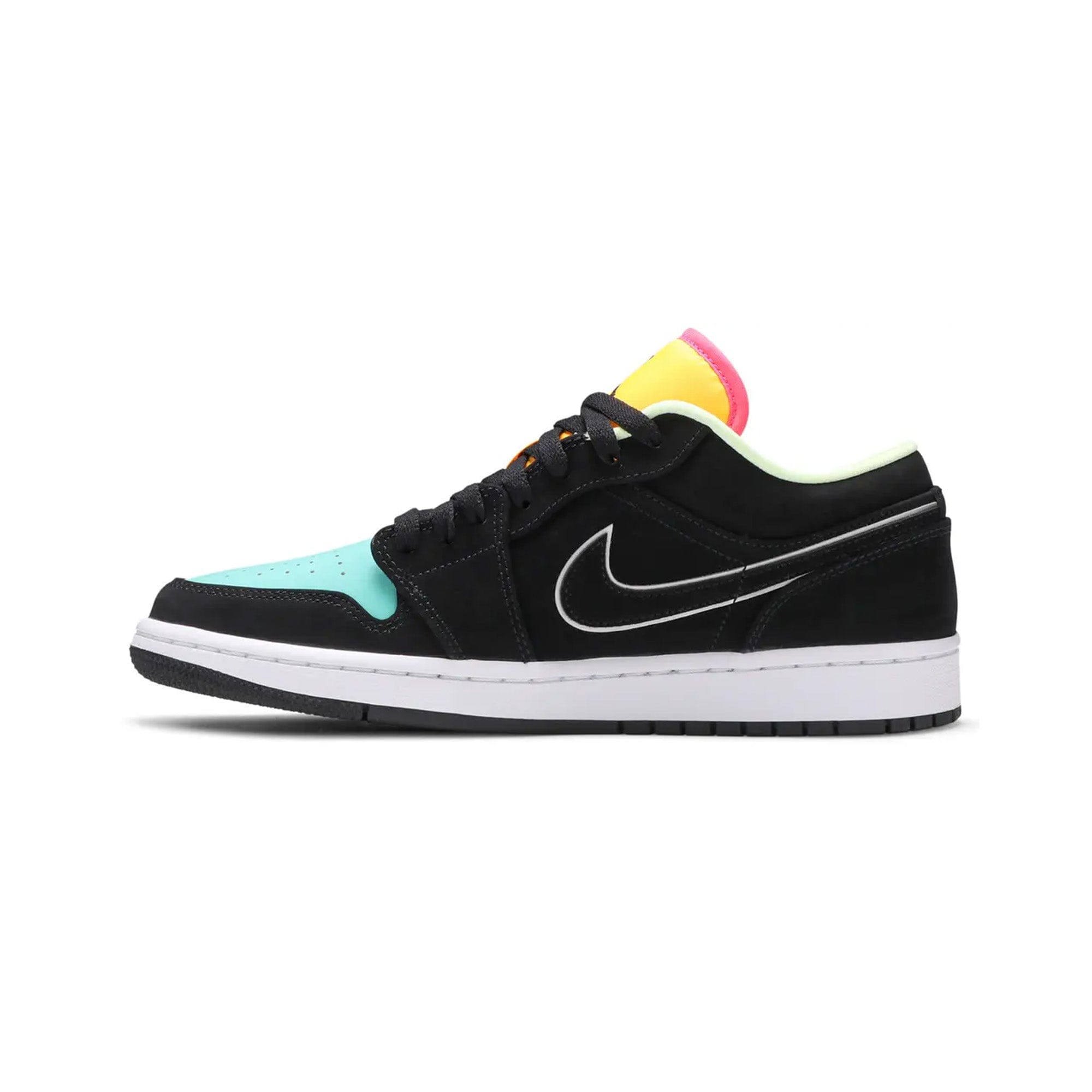 Air Jordan 1 Low Black Aurora Green Laser Orange (2020)