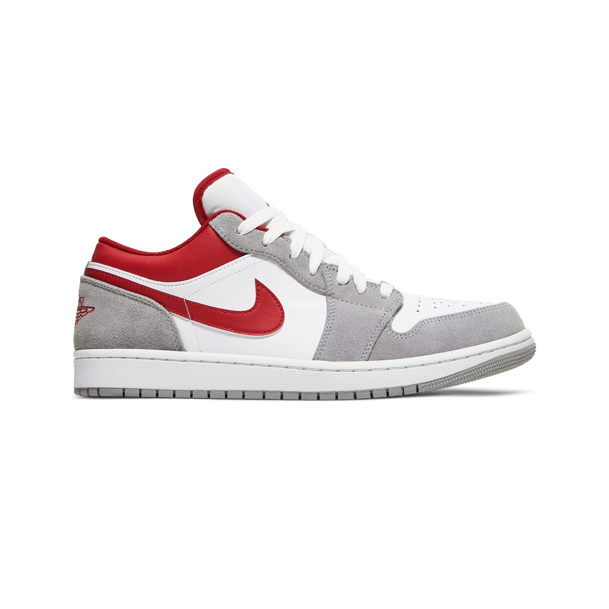 Air Jordan 1 Low SE Light Smoke Grey Gym Red (2021)