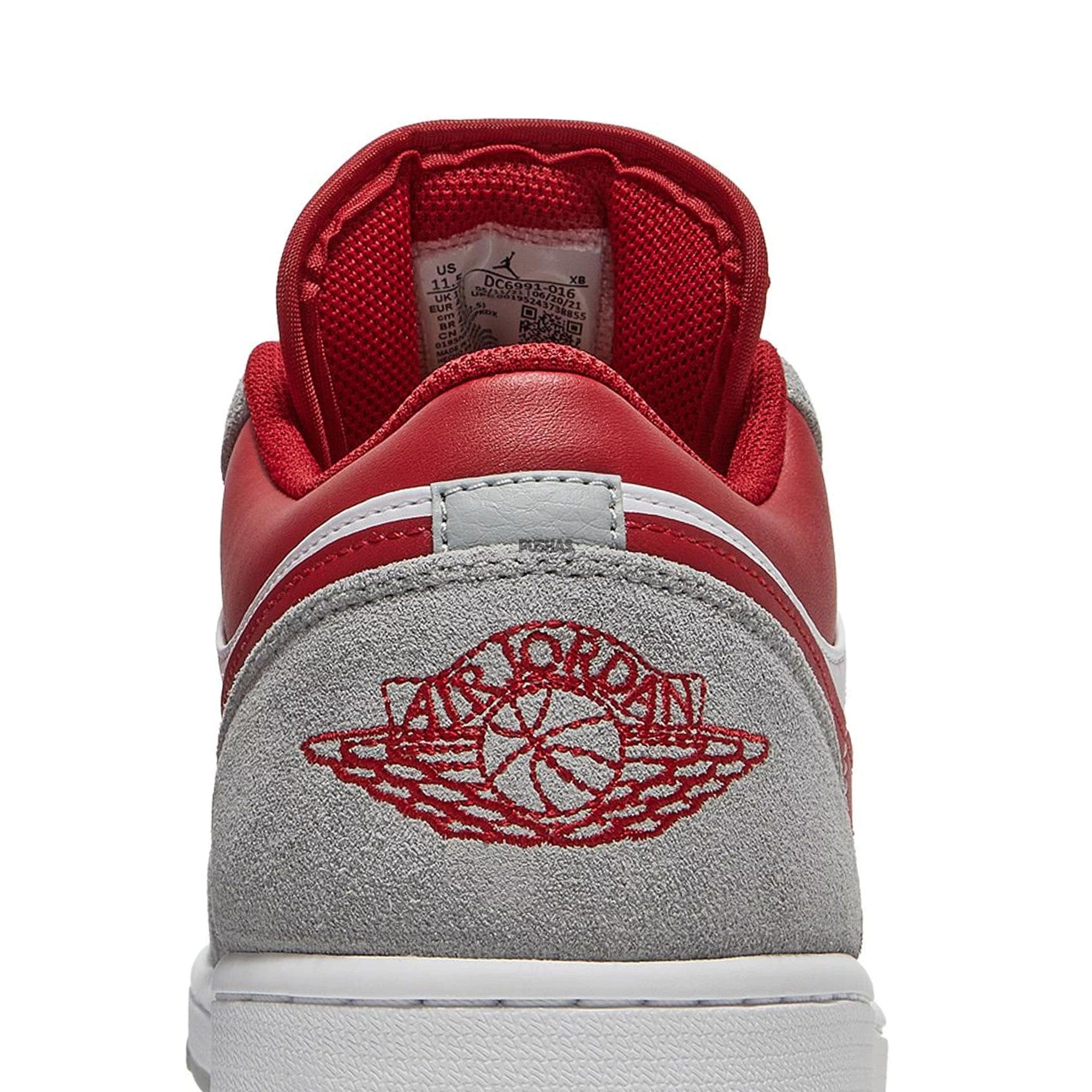 Air Jordan 1 Low SE Light Smoke Grey Gym Red (2021)