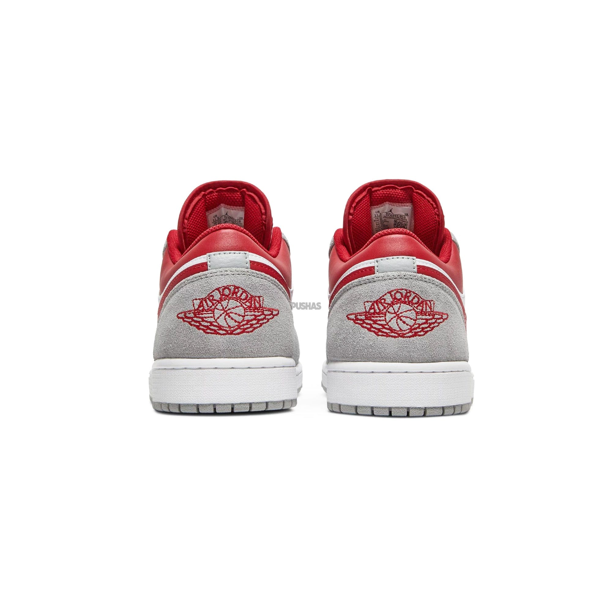 Air Jordan 1 Low SE Light Smoke Grey Gym Red (2021)
