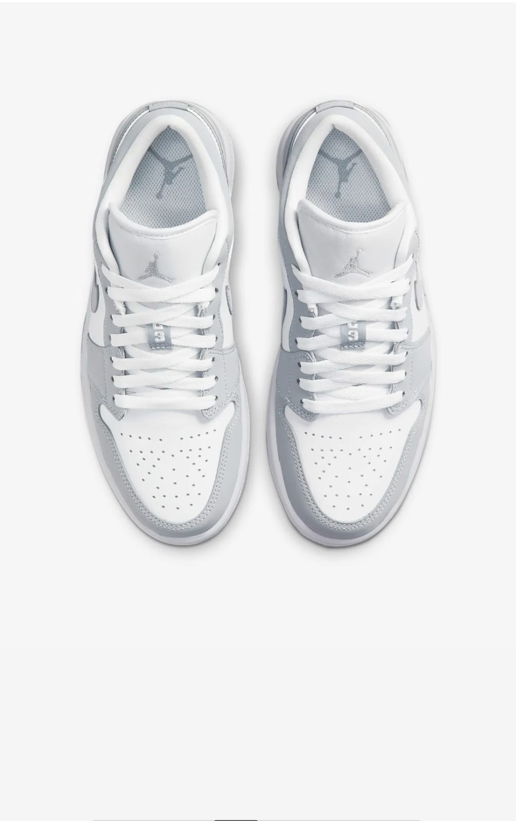 Air Jordan 1 Wolf Grey Low Women Sneakers Online India