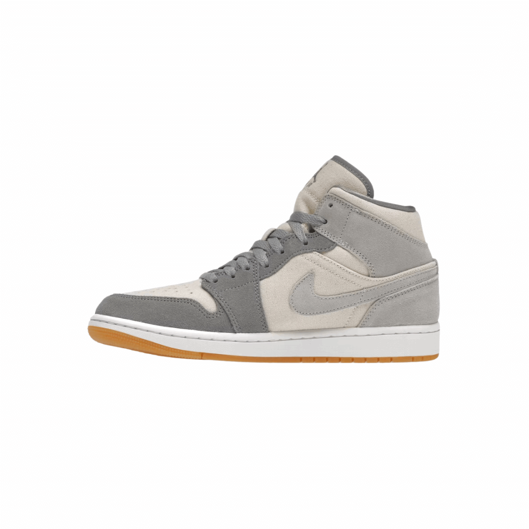 Air Jordan 1 Mid Coconut Milk Grey Sneakers India