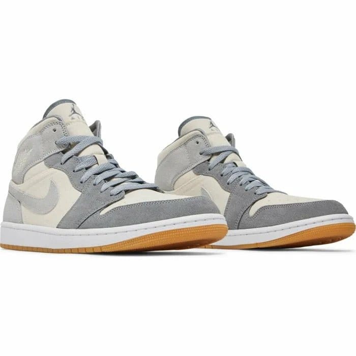 Air Jordan 1 Mid Coconut Milk Grey Sneakers India