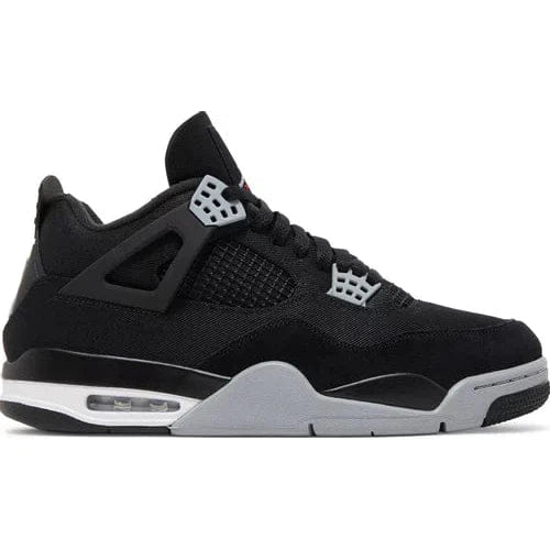 Air Jordan 4 Black Canvas Sneakers — Off Kicks India