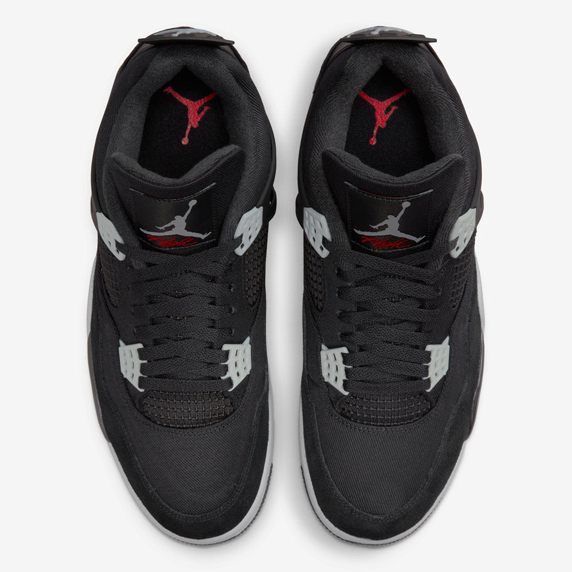 Air Jordan 4 Black Canvas Sneakers — Off Kicks India