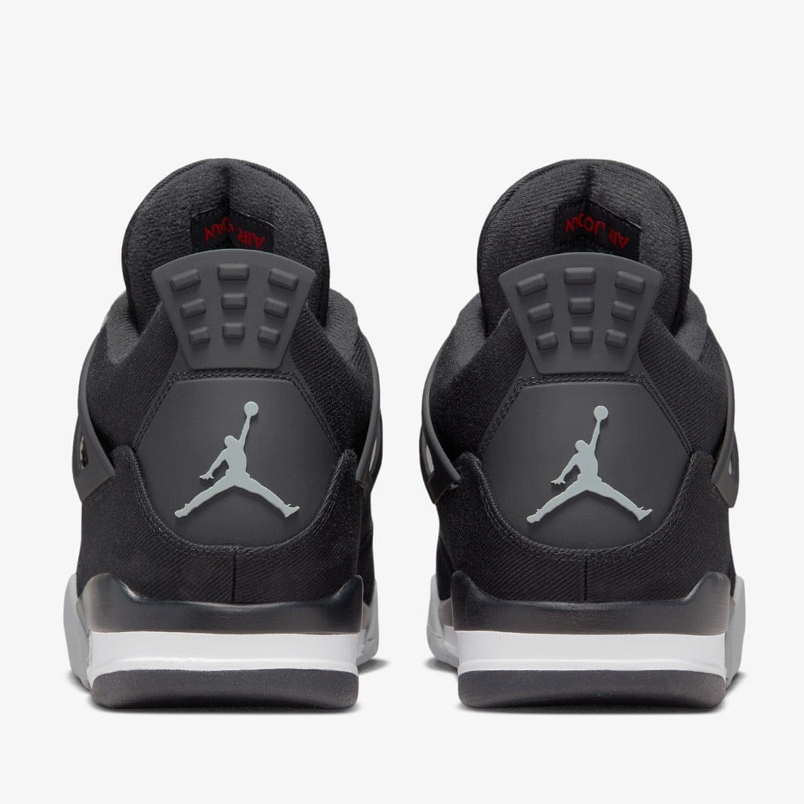 Air Jordan 4 Black Canvas Sneakers — Off Kicks India