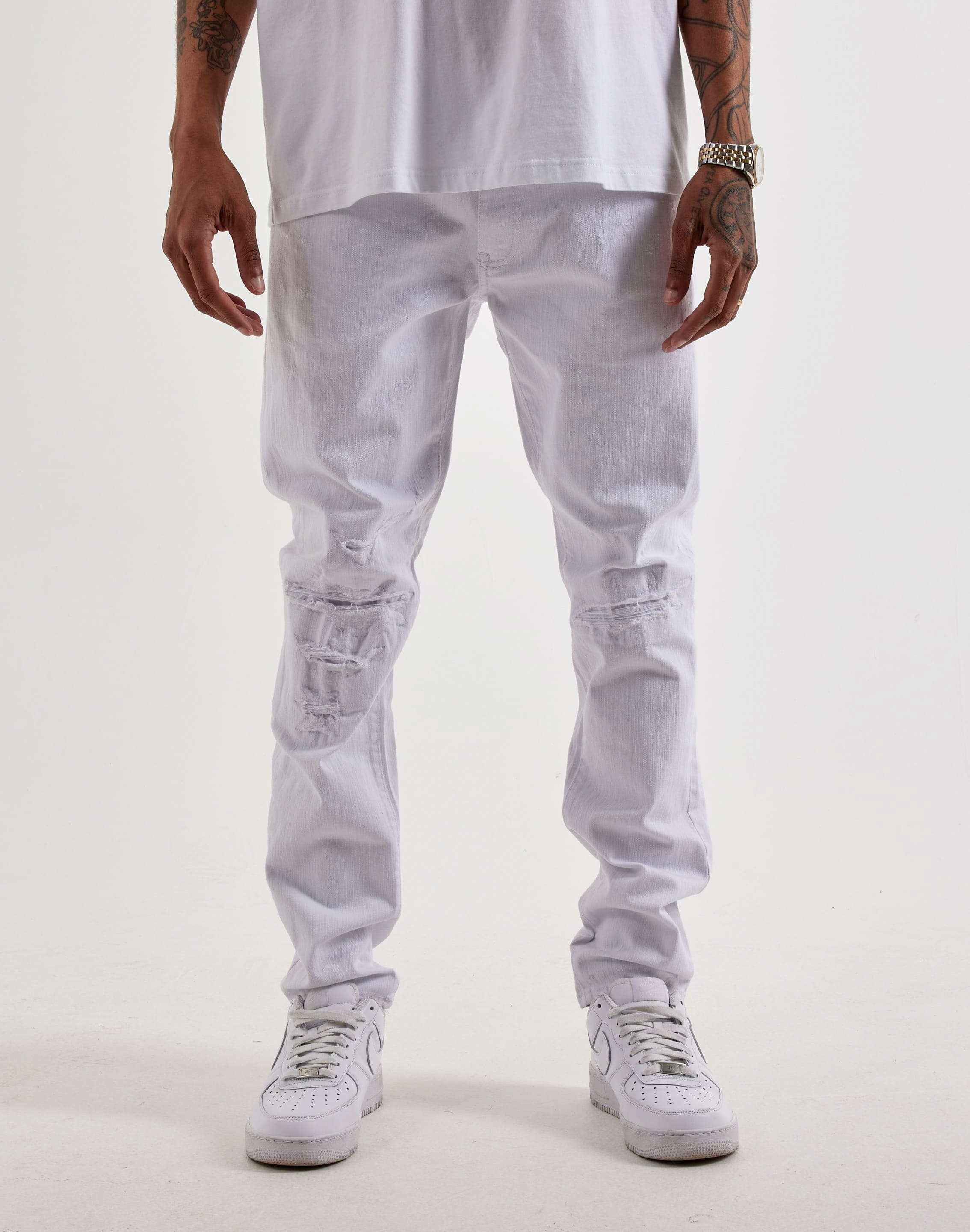 Air Jordan Jordan Craig Slim Distressed Basic Sean Denim Jeans