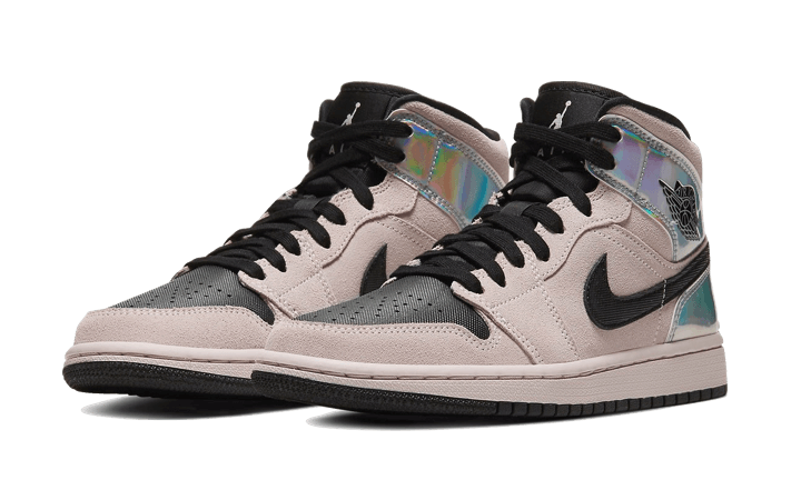 Air Jordan 1 Mid Dirty Powder Iridescent