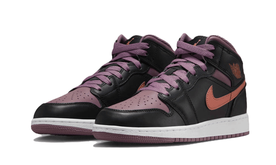 Air Jordan 1 Mid Black Sky J Mauve