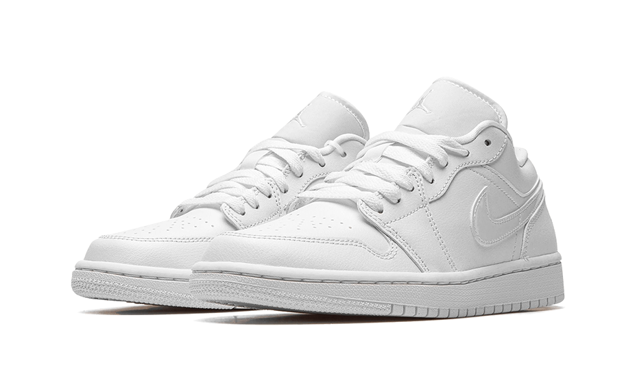 Air Jordan 1 Low Triple White Patent Swoosh (2022)