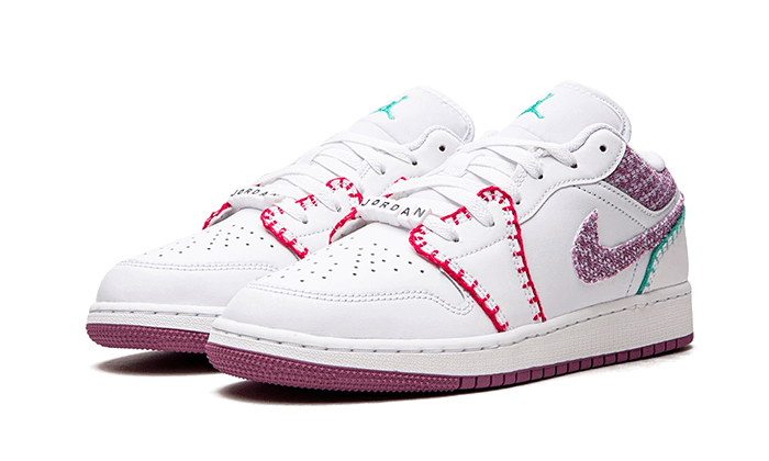 Air Jordan 1 Low White Light Bordeaux