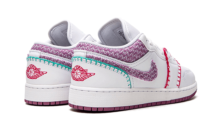 Air Jordan 1 Low White Light Bordeaux