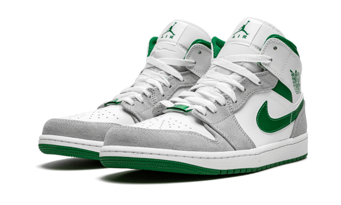 Air Jordan 1 Mid Grey Green