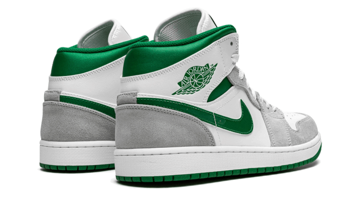 Air Jordan 1 Mid Grey Green