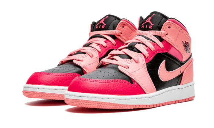Air Jordan 1 Mid Coral Chalk Pink