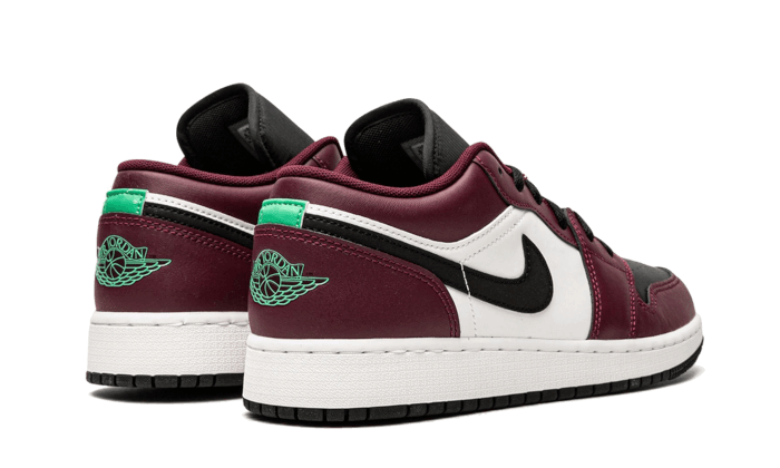 Air Jordan 1 Low SE Dark Beetroot Black Roma Green
