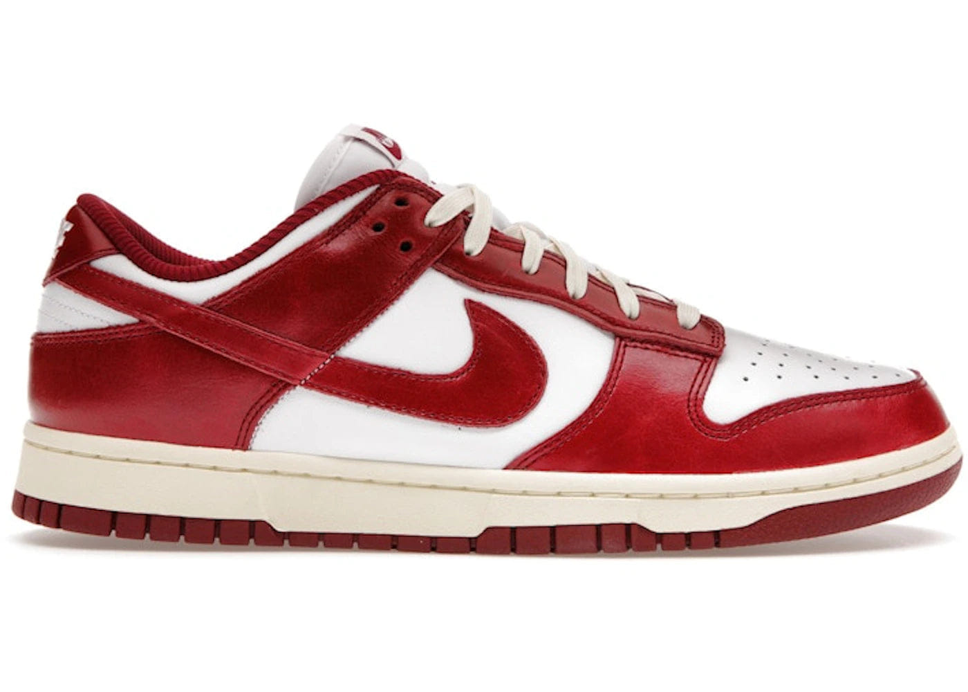 Nike Dunk Low Prm Vintage Team Red Womens