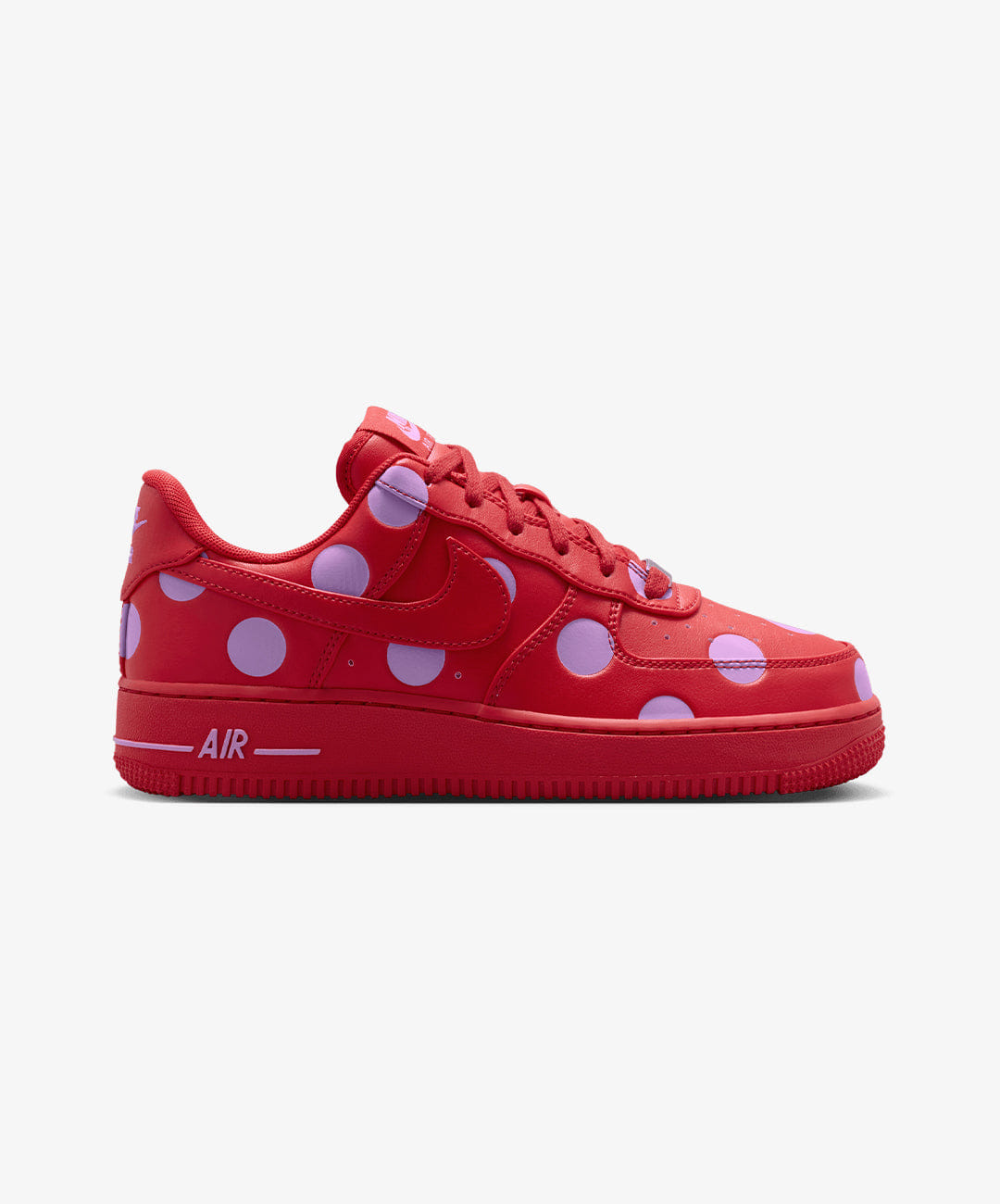 Nike | AIR FORCE 1 '07 { UNIVERSITY RED/UNIVERSITY RED - LT MAGENTA
