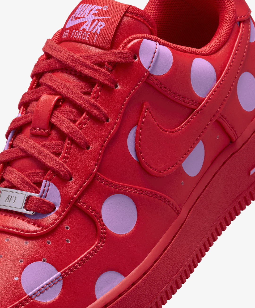 Nike | AIR FORCE 1 '07 { UNIVERSITY RED/UNIVERSITY RED - LT MAGENTA