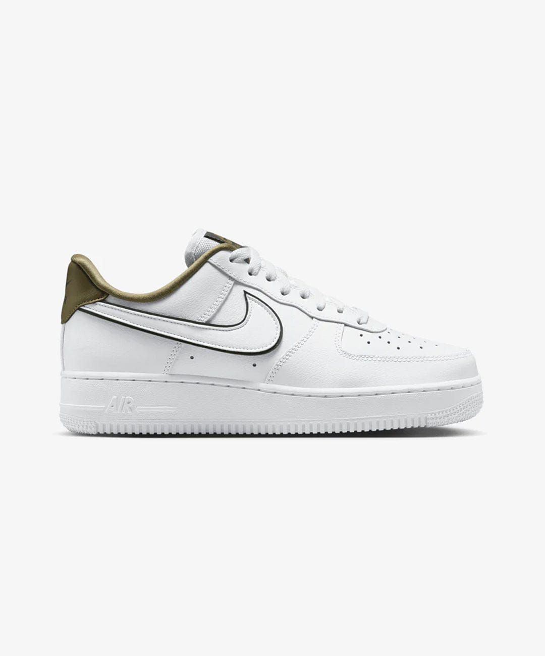 Nike | AIR FORCE 1 '07 ESSENTIAL { WHITE/SEQUOIA - MEDIUM OLIVE
