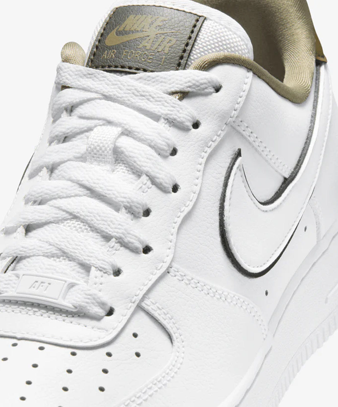 Nike | AIR FORCE 1 '07 ESSENTIAL { WHITE/SEQUOIA - MEDIUM OLIVE