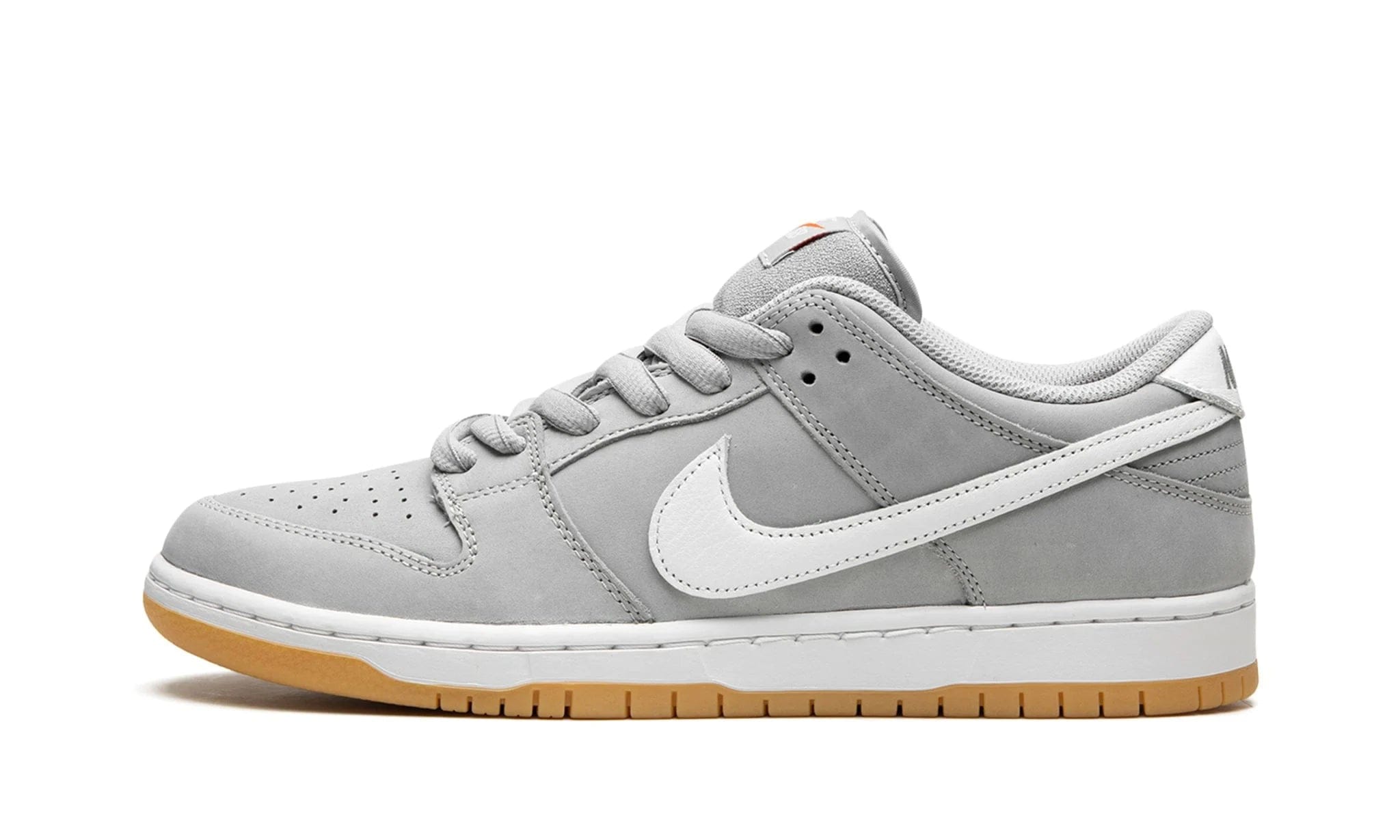 Nike SB Dunk Low Pro ISO Orange Label Grey / Gum