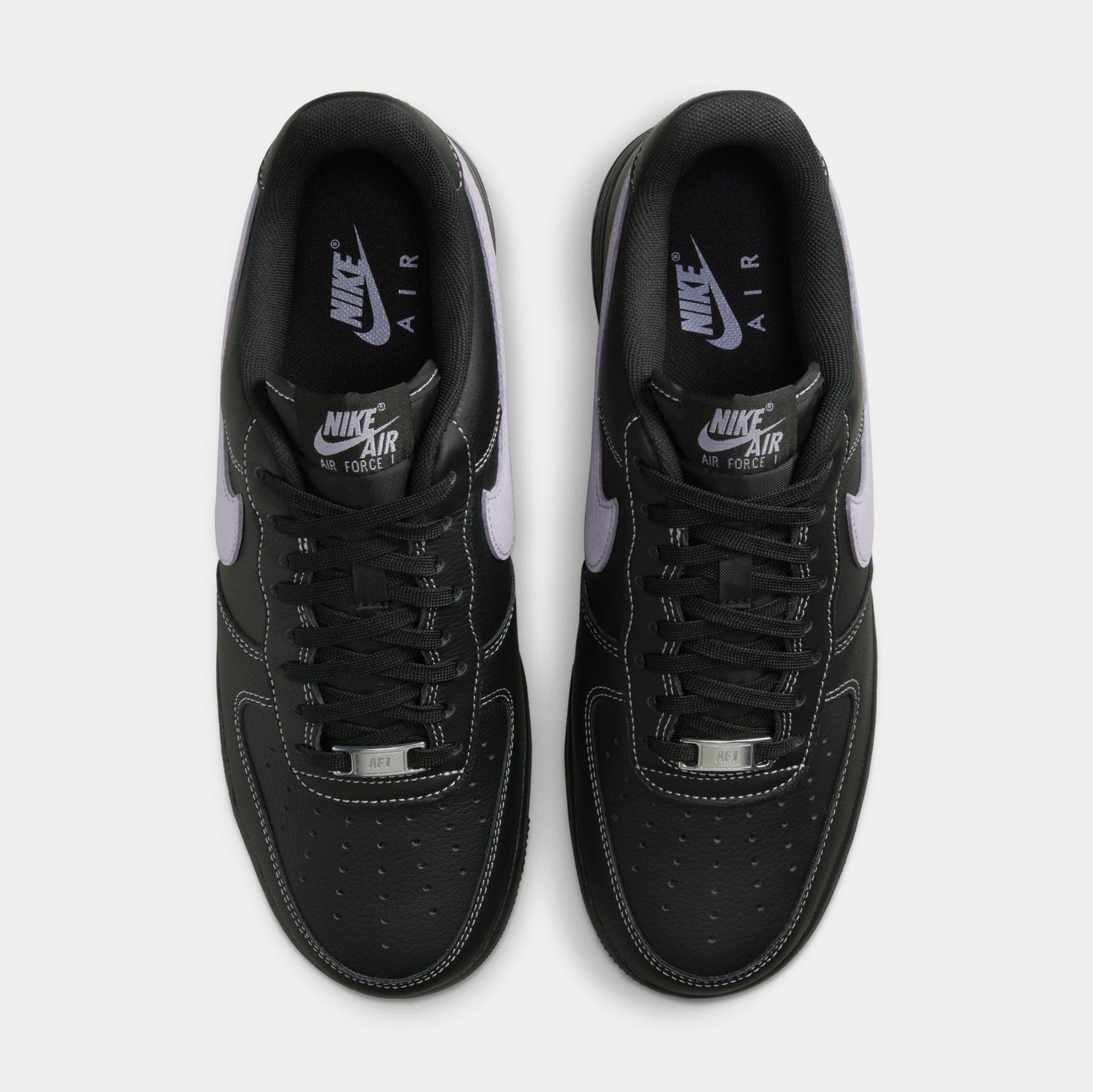 Nike Air Force 1 '07 LV8 Mens Lifestyle Shoes (Black/Hydrangeas)