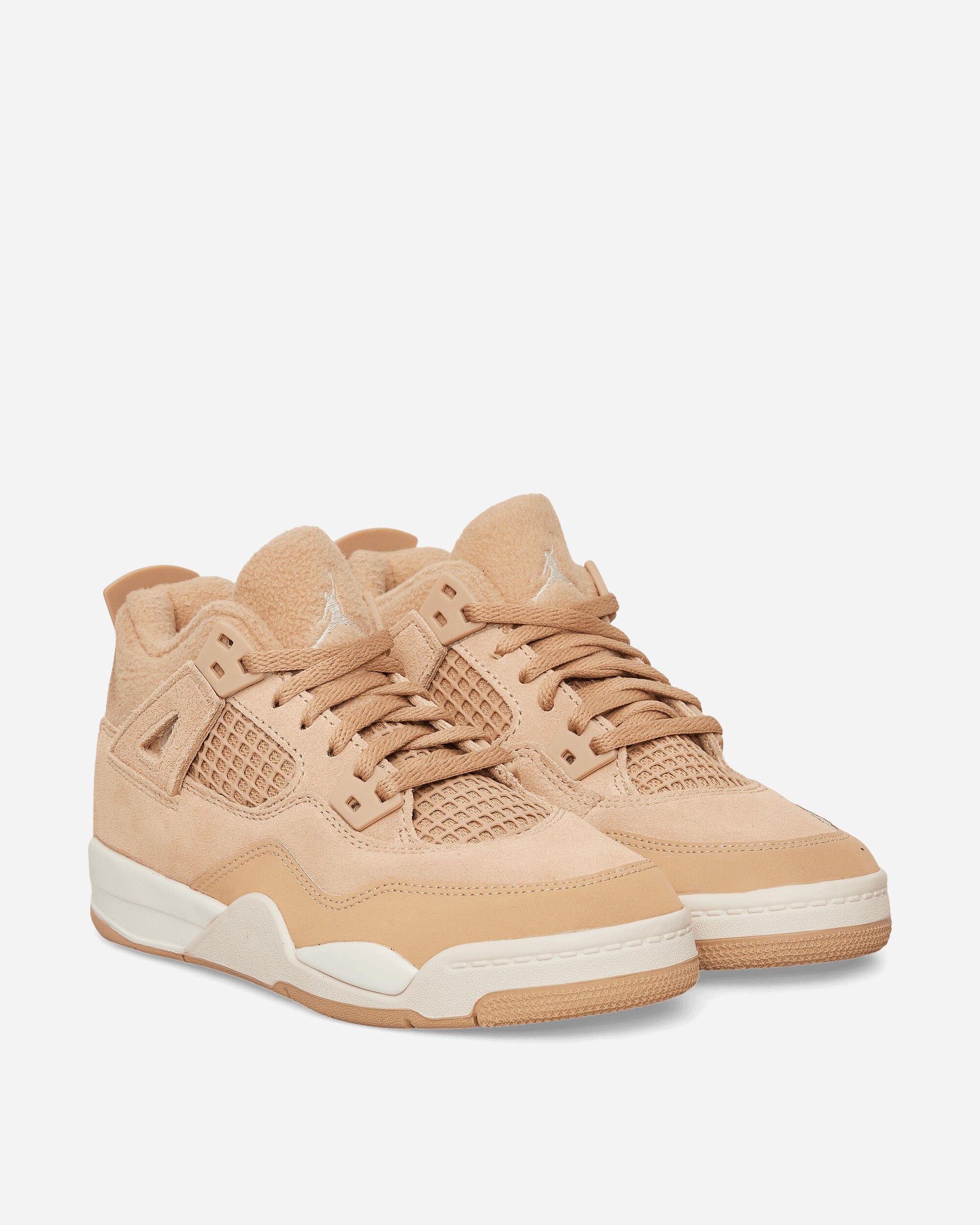 Nike Air Jordan 4 Retro (PS) Sneakers Hemp / Light Orewood Brown