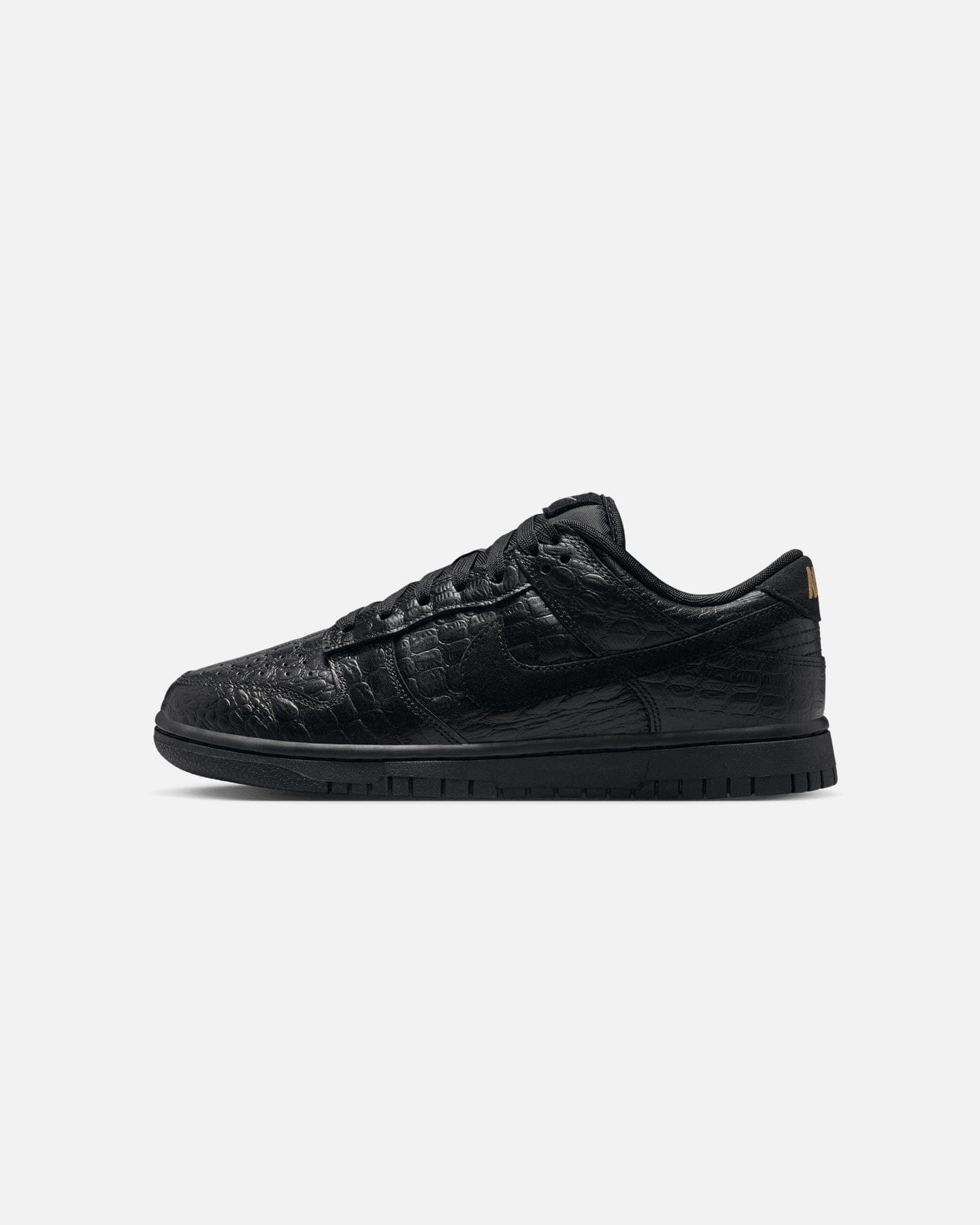 Nike Women's Dunk Low Croc Skin Black/Black