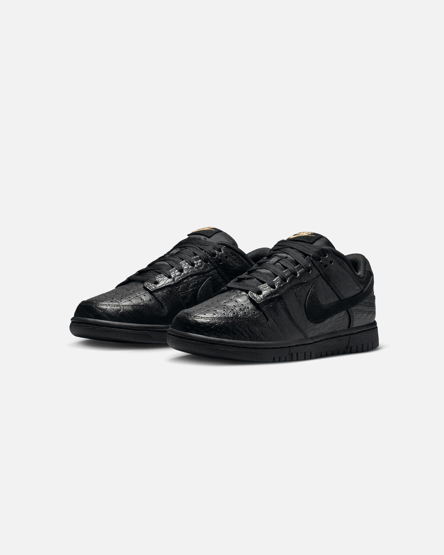 Nike Women's Dunk Low Croc Skin Black/Black