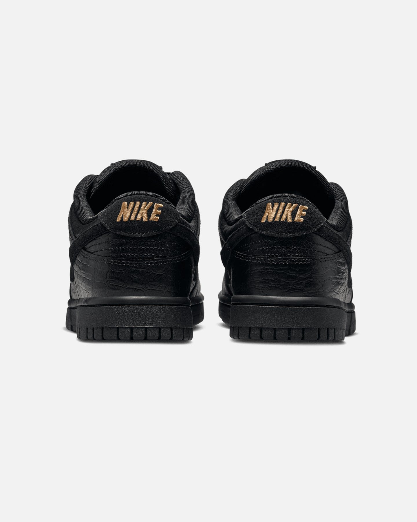 Nike Women's Dunk Low Croc Skin Black/Black