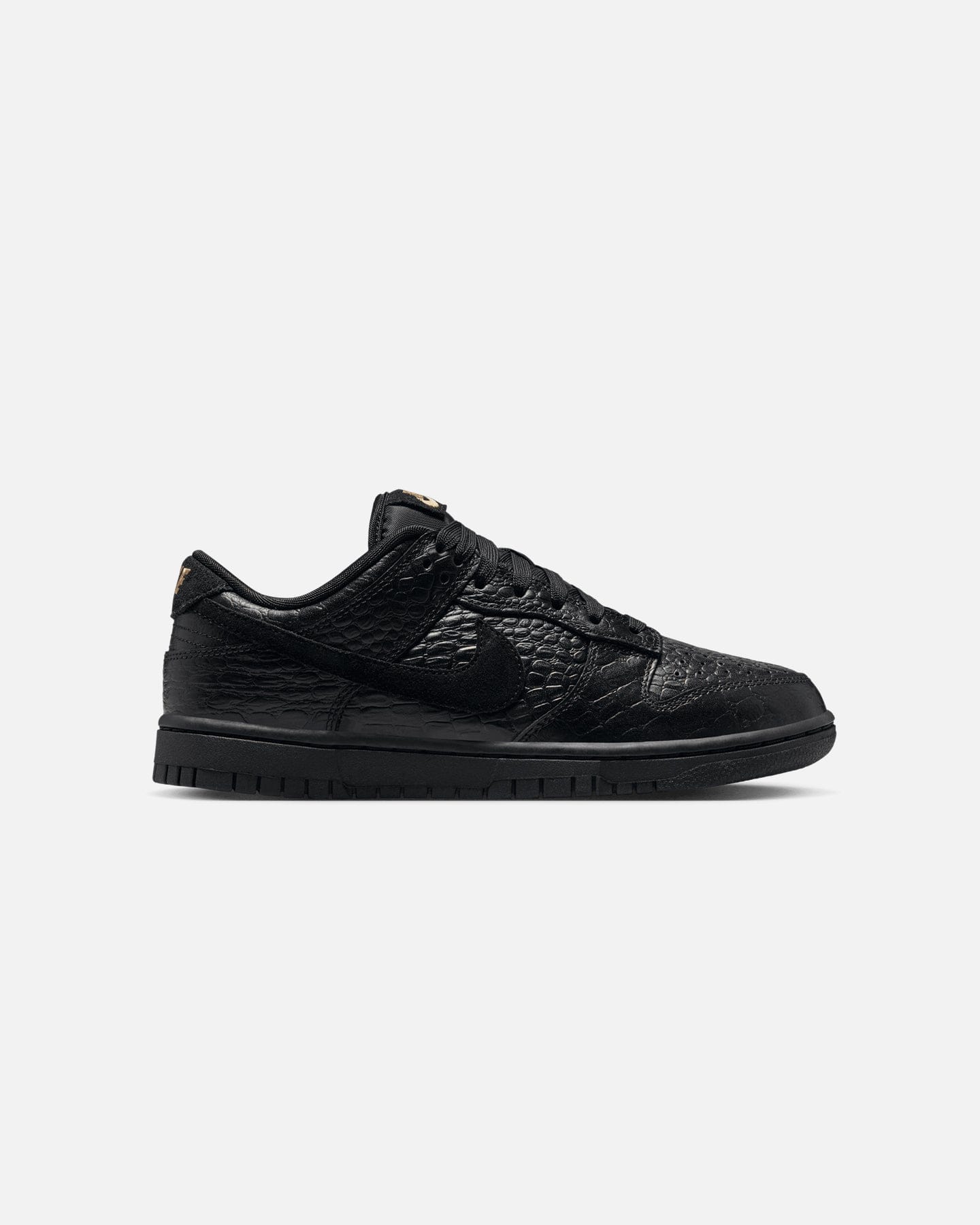 Nike Women's Dunk Low Croc Skin Black/Black