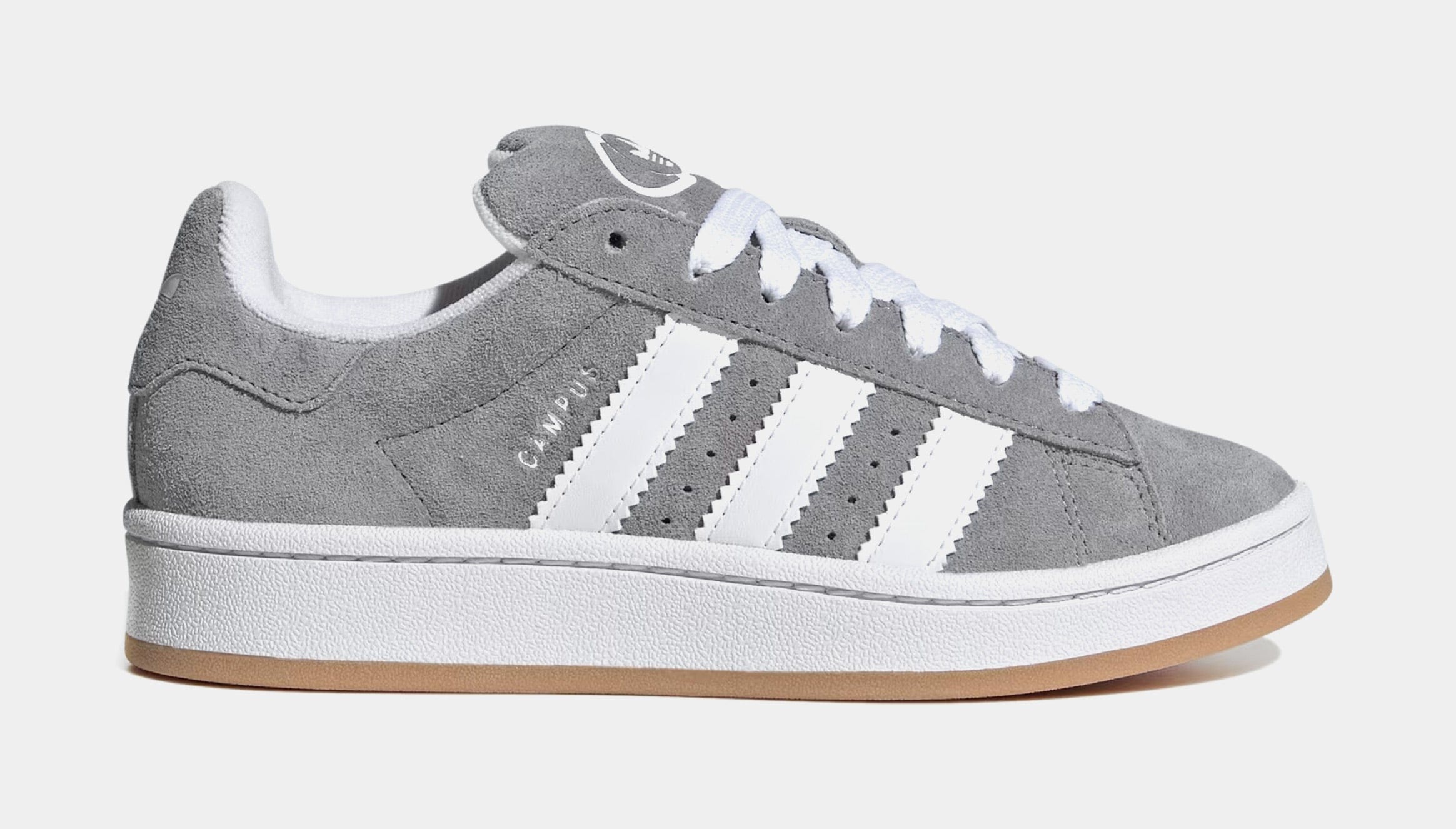 adidas Campus 00s Grade School Lifestyle Shoes (Grey Three/Cloud White/Cloud White)