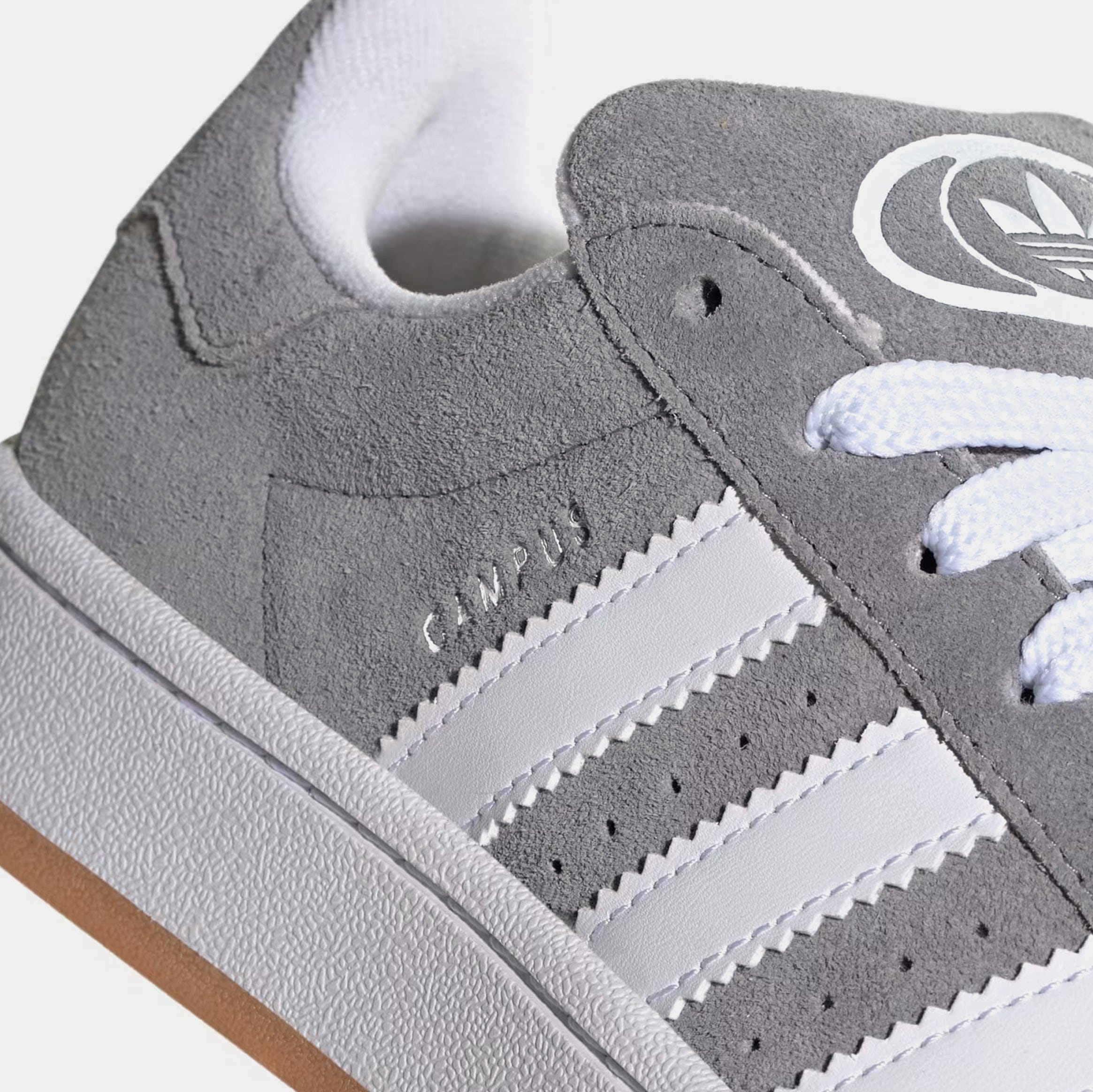 adidas Campus 00s Grade School Lifestyle Shoes (Grey Three/Cloud White/Cloud White)