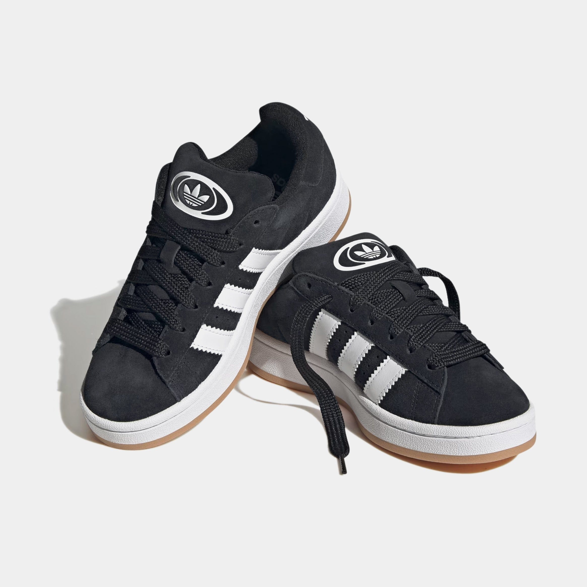adidas Campus 00s Grade School Lifestyle Shoes (Core Black/Cloud White)