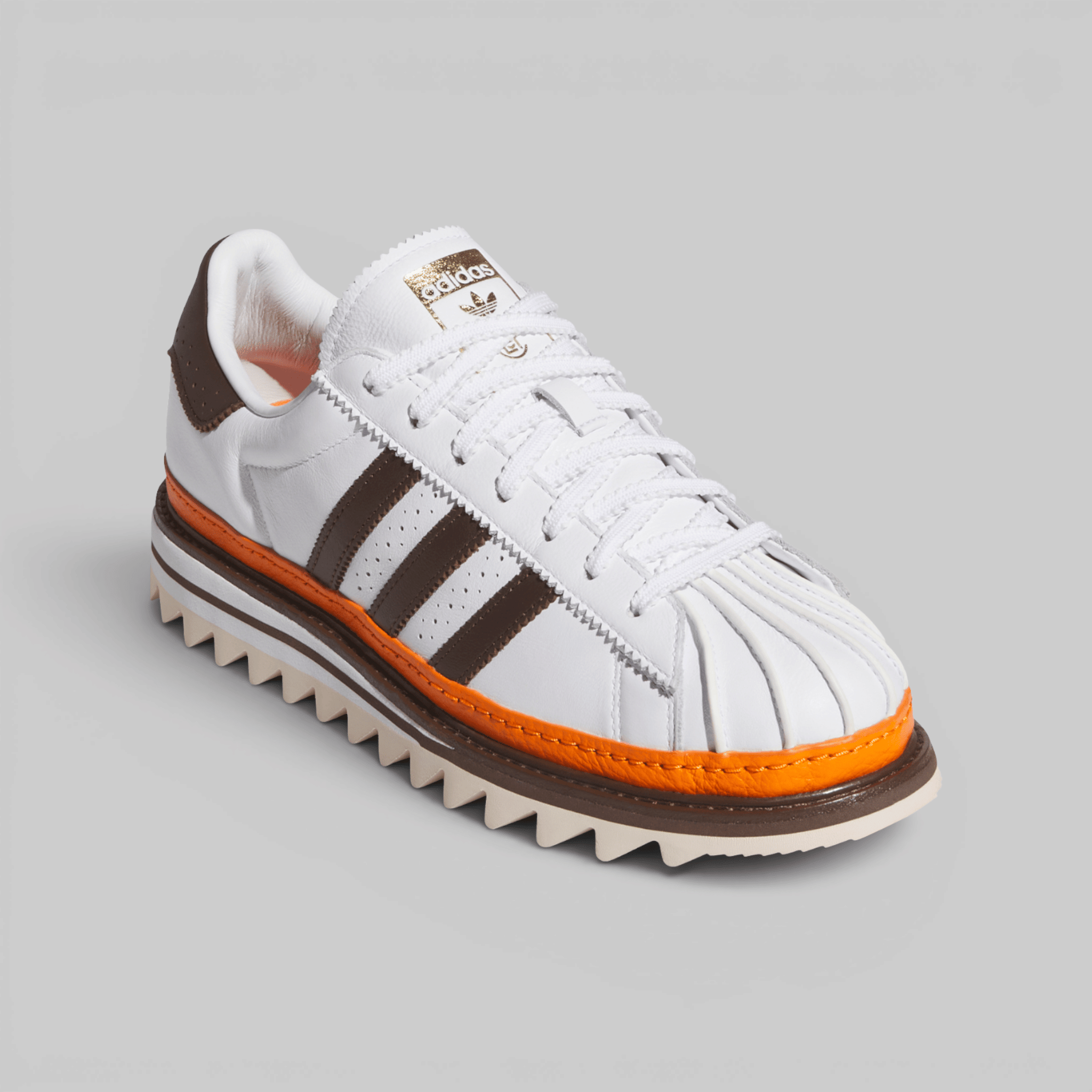 adidas X CLOT By Edison Chen Superstar White Coffee