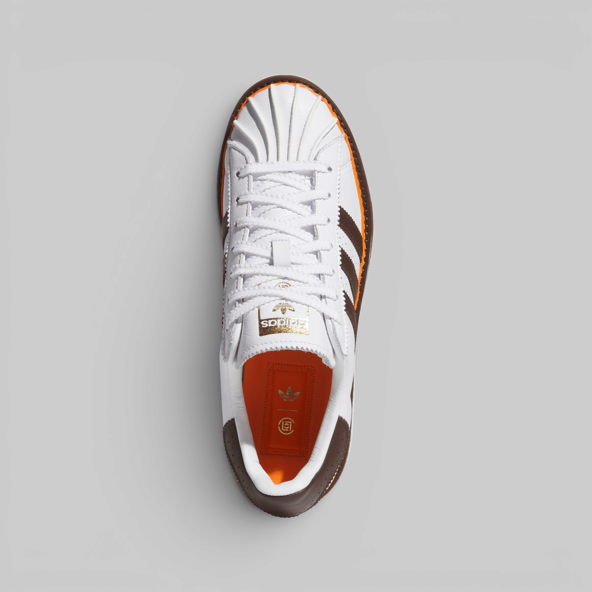 adidas X CLOT By Edison Chen Superstar White Coffee