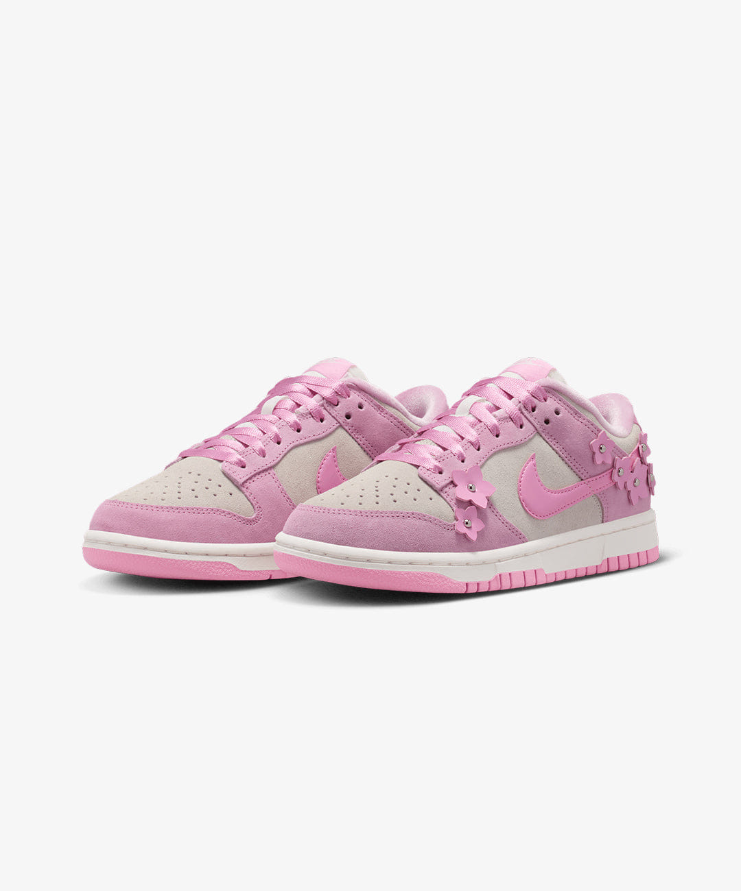 NIKE | DUNK LOW SE { PINK RISE/PINK RISE - SAIL